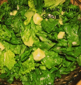 Do It All Working Mom - Maple Syrup Salad