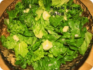 Maple Syrup Salad