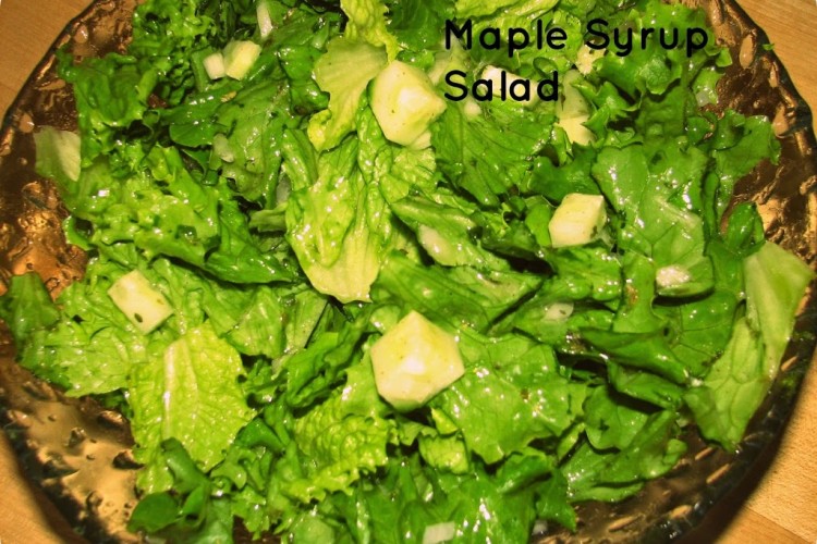 Maple Syrup Salad