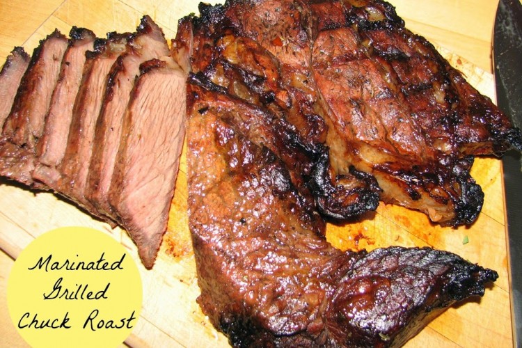 Marinated Grilled Chuck Roast