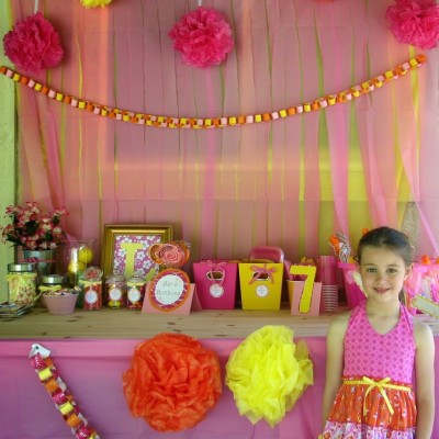Summer Birthday Party Ideas – Lily’s 7th Birthday Party