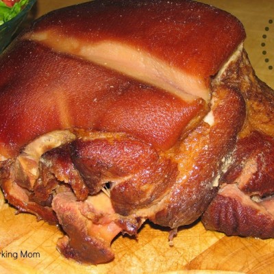 Crockpot Beer Braised Ham