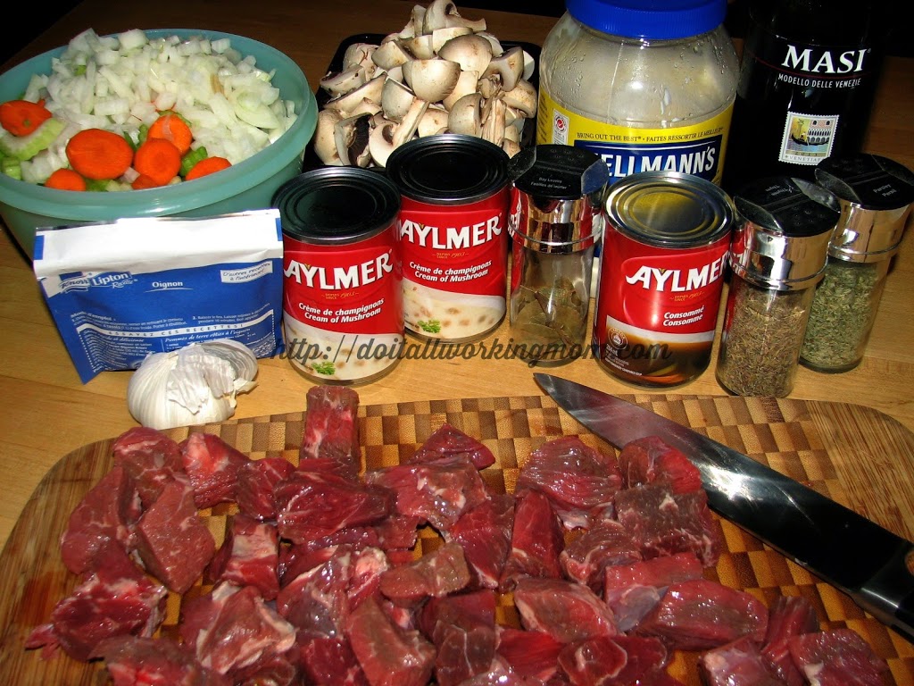 Crock-Pot Beef Bourguignon