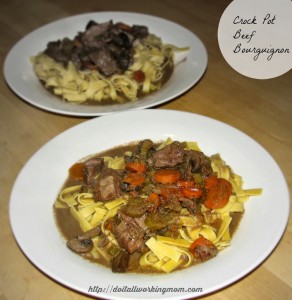 Crock-Pot Beef Bourguignon