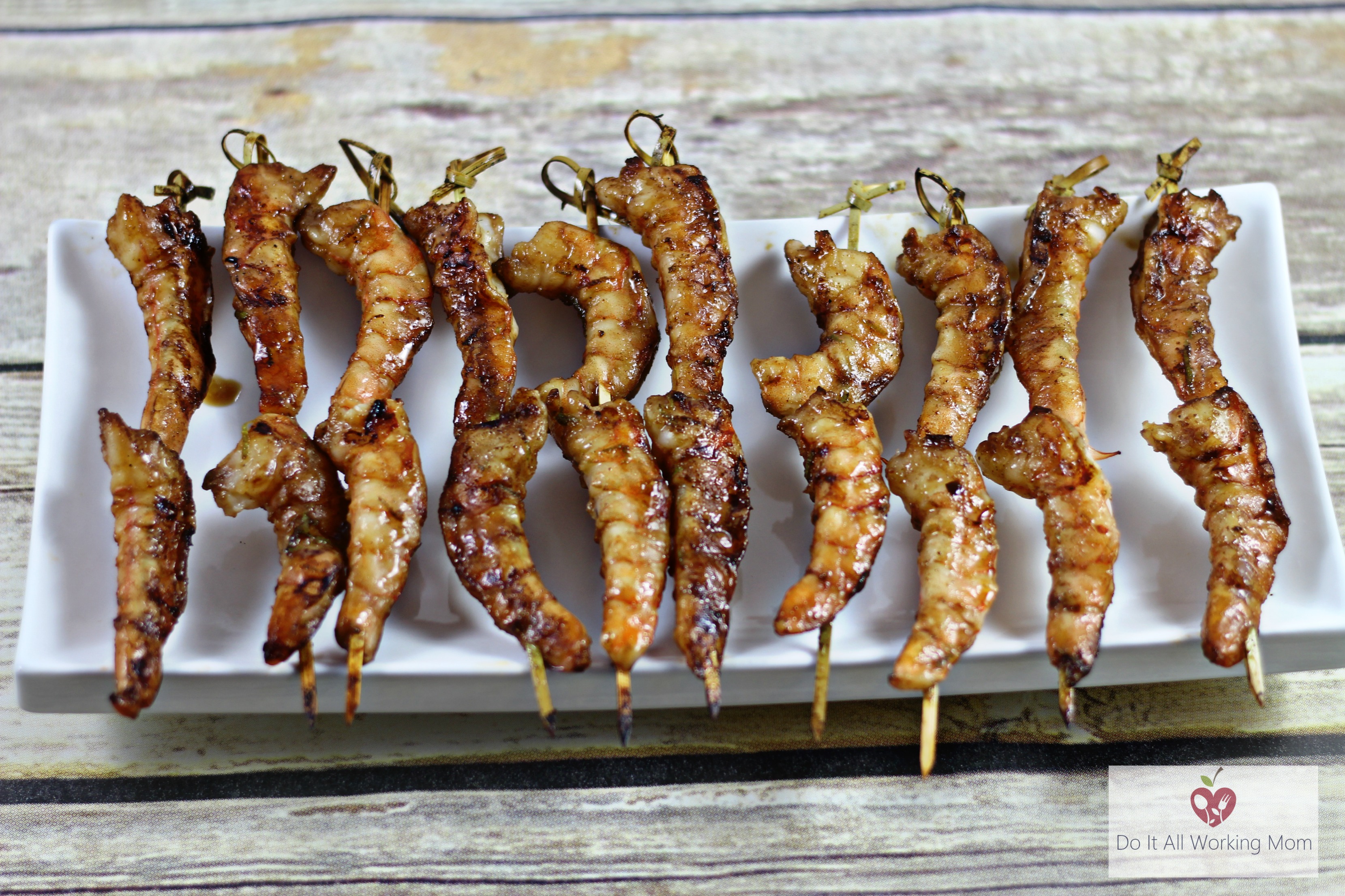 Shrimp and Lime Skewers