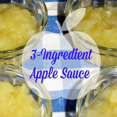 3-Ingredient Apple Sauce