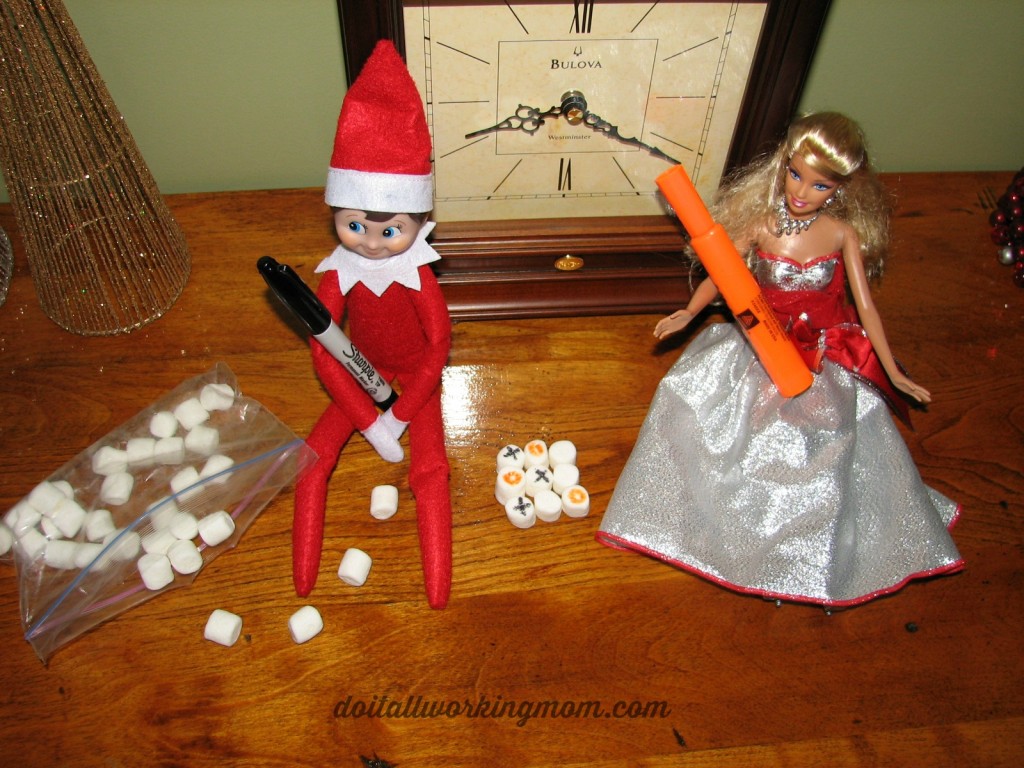 Christmas 10 easy elf on the shelf ideas