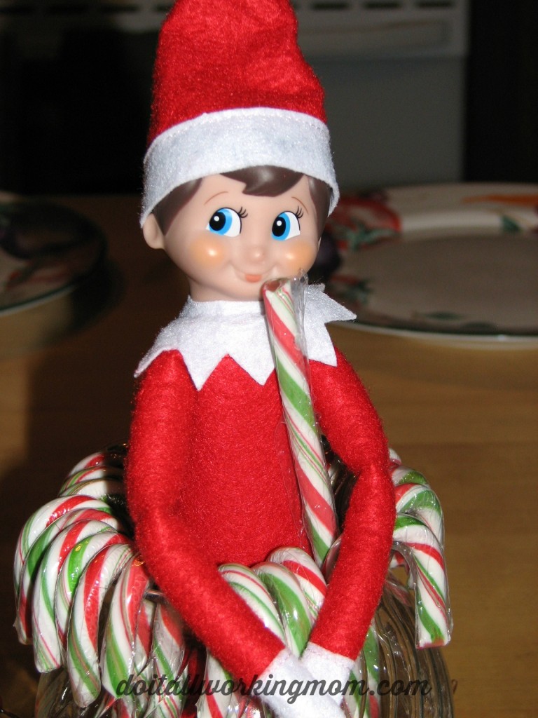 Christmas 10 easy elf on the shelf ideas