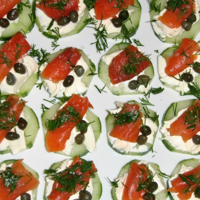 Cucumber and Smoked Salmon Appetizer Recipe