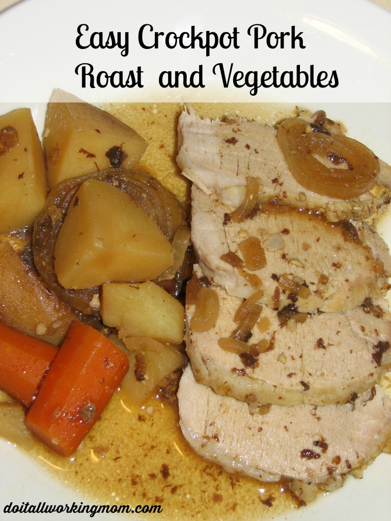 Easy Crock-Pot Pork Roast and Vegetables