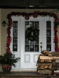 Christmas container and outside decorating Ideas