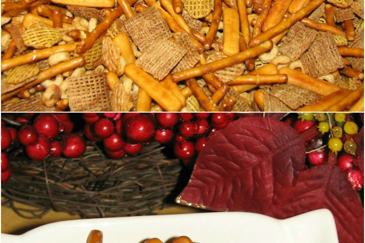 Easy Crock-Pot Party Mix Recipe