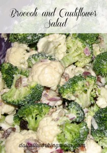 Broccoli and Cauliflower Salad Recipe