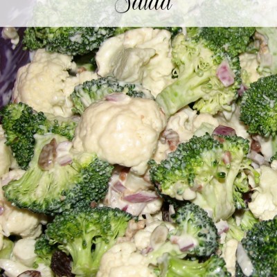 Broccoli and Cauliflower Salad Recipe
