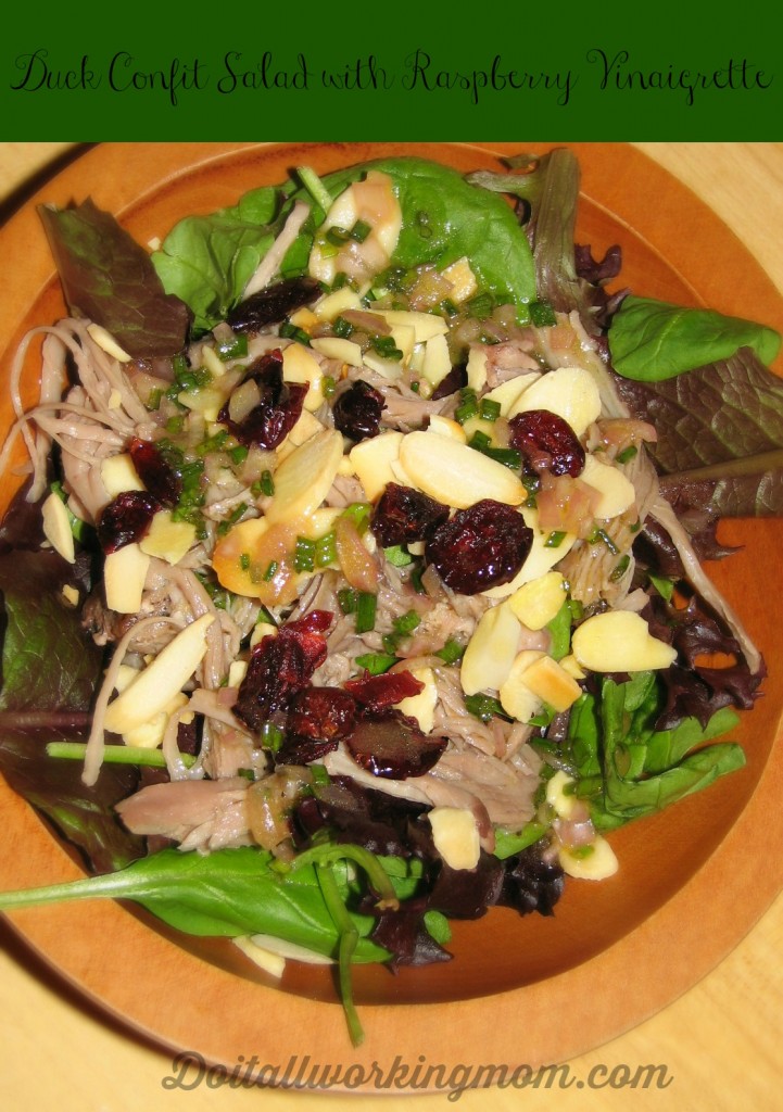 Doitallworkingmom duck confit salad 2