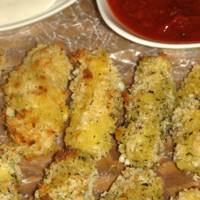 Baked Mozzarella Cheese Sticks