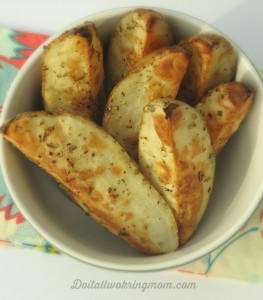 Do It All Working Mom - Baked Potato Wedges