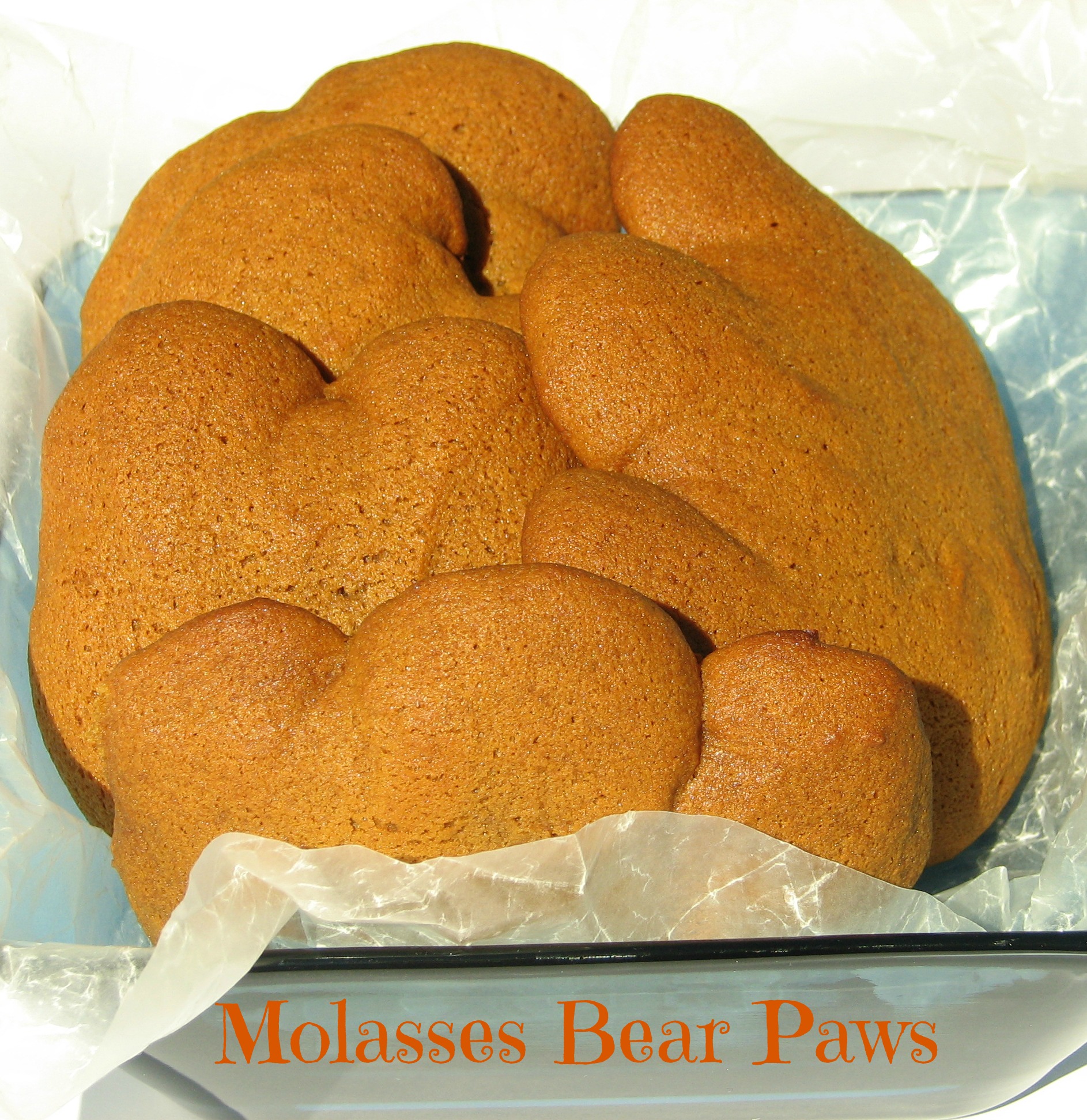 Homemade Molasses Bear Paws