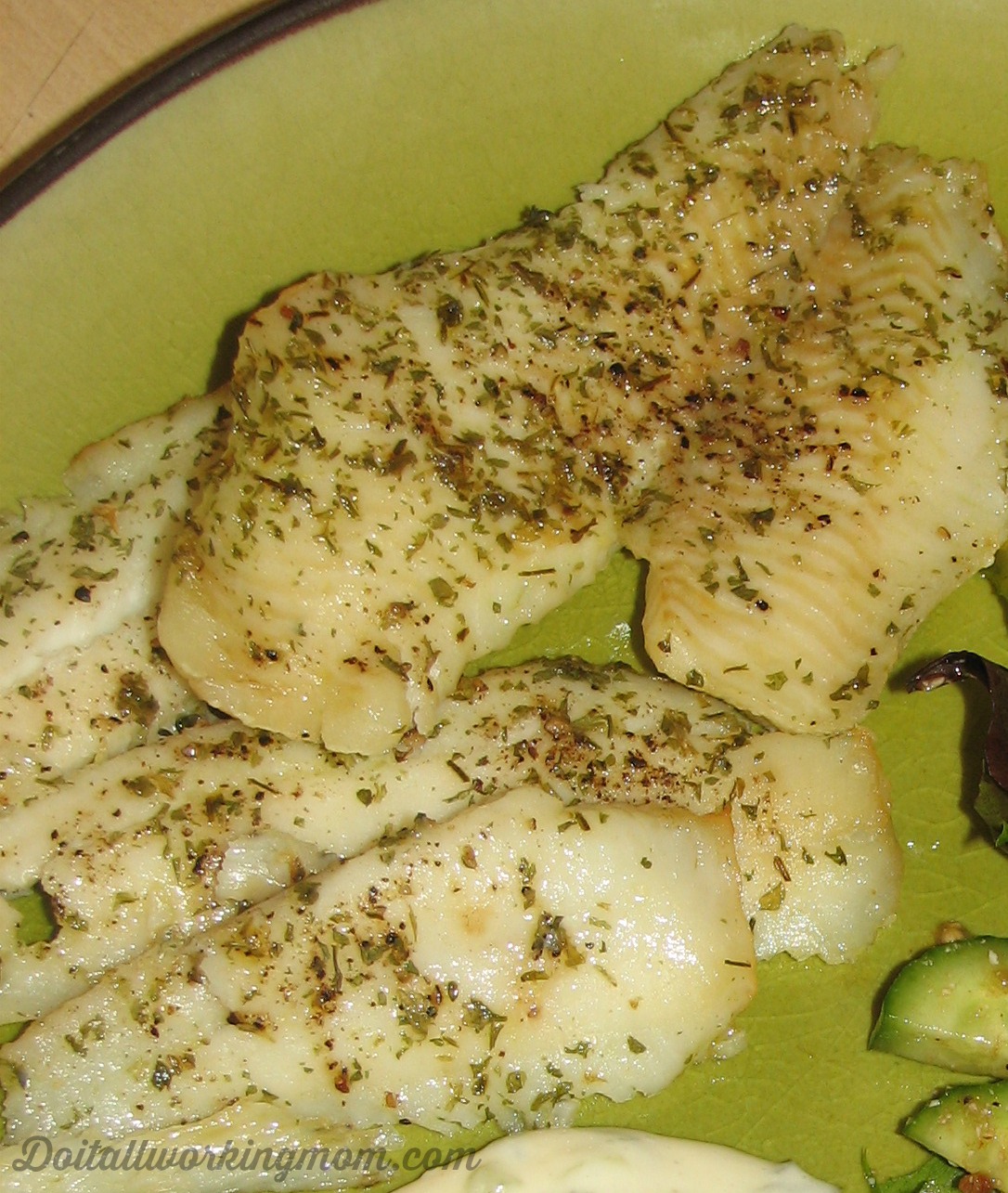 Easy Oven Baked Fillet of Sole and Tartar Sauce