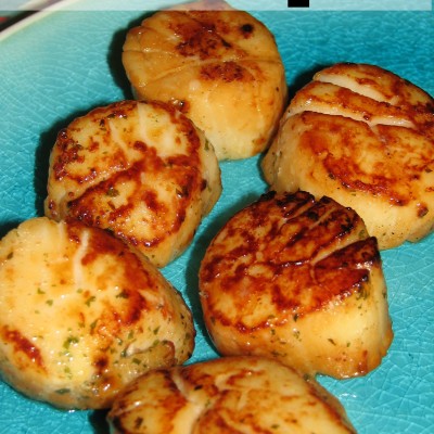 Easy Garlic Butter Pan-Seared Scallops