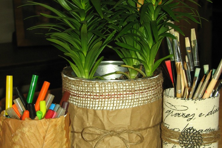 Do It All Working Mom - Easy Tin Can Makeover