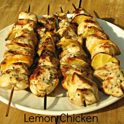 Lemon Chicken Brochettes