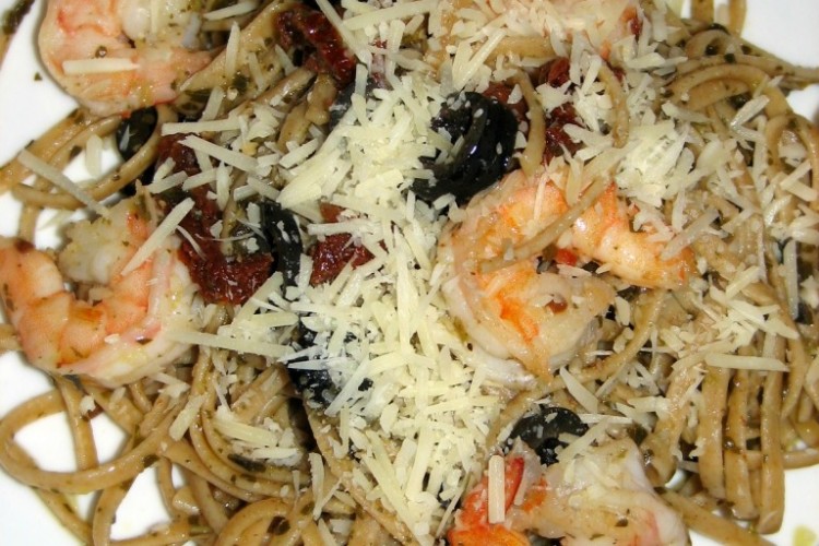 Do-it-all-working-mom-shrimp-linguine