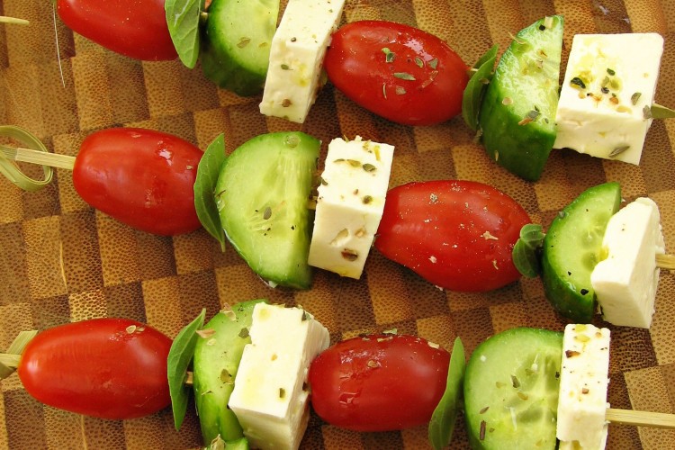Do It All Working Mom - Greek Appetizers on a Stick