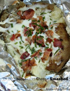 Do It All Working Mom - Grilled Bacon Smashed Potatoes