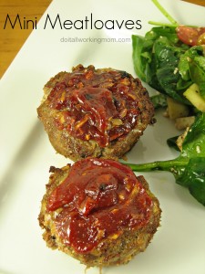 Do It All Working Mom - Mini Meatloaves