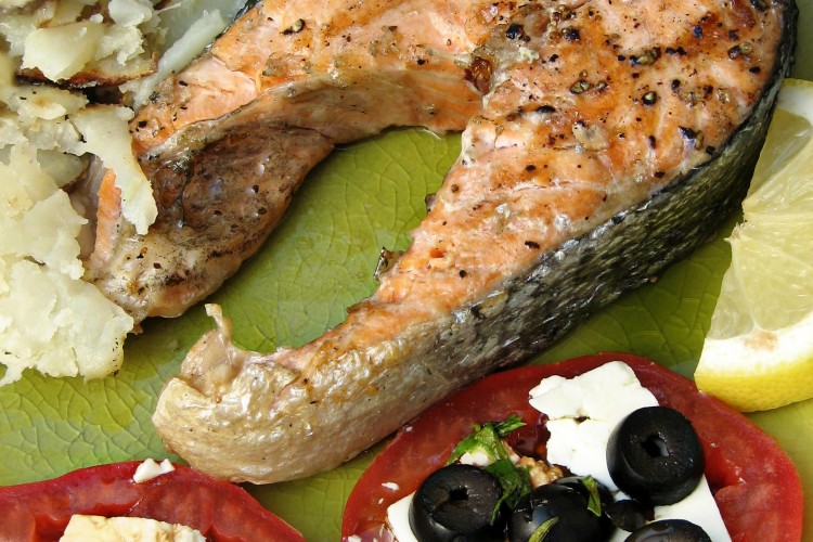 Do It All Working Mom - Salmon Steak on the Grill