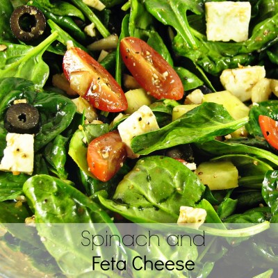 Spinach and Feta Cheese Salad
