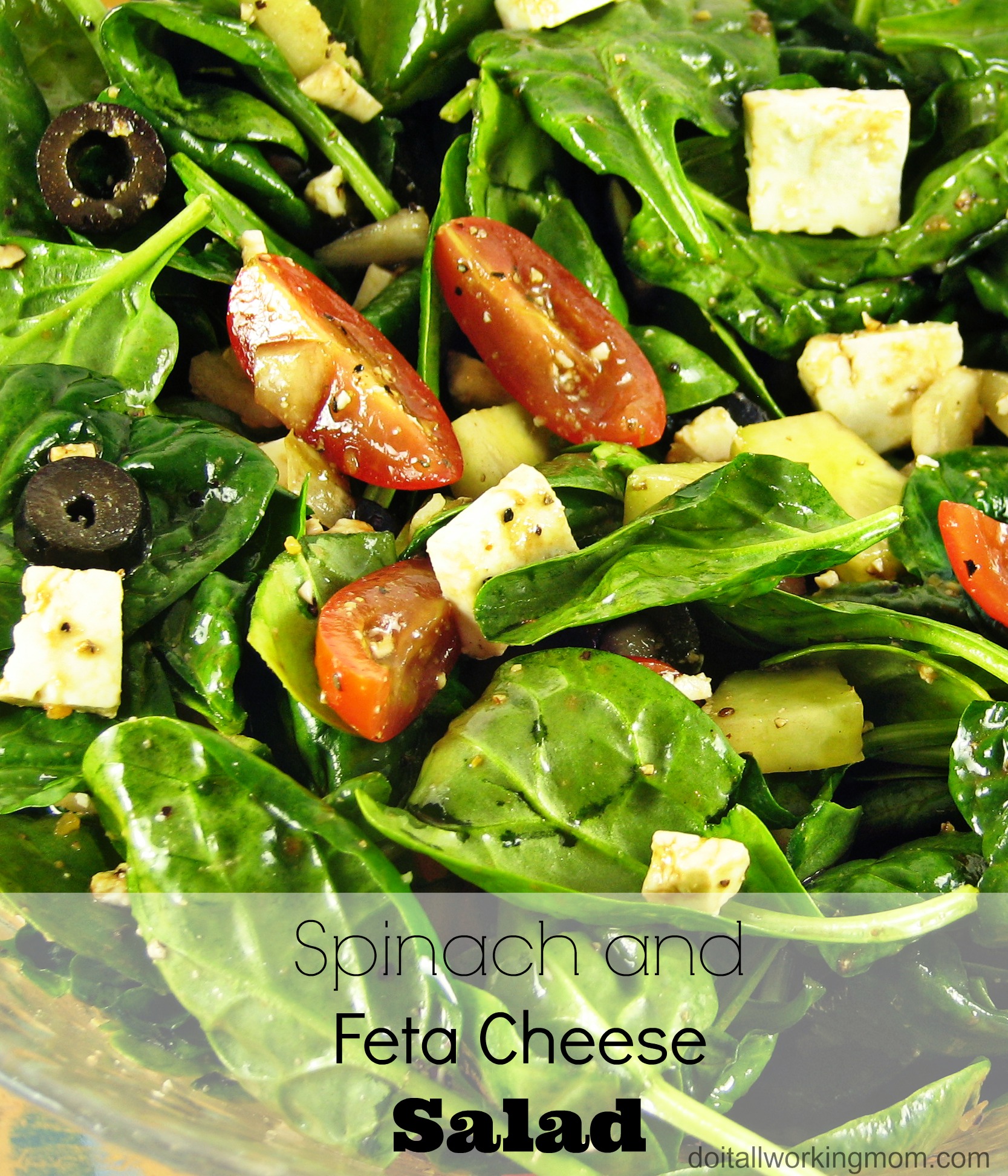 Spinach and Feta Cheese Salad