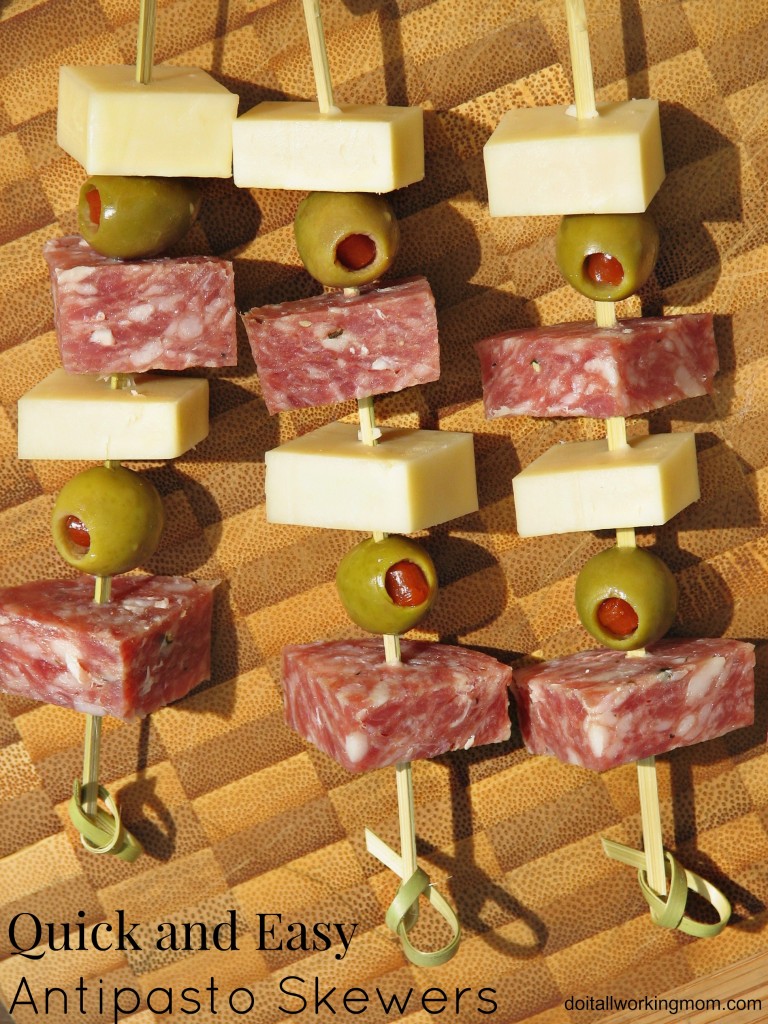 Do It All Working Mom - Antipasto Skewers