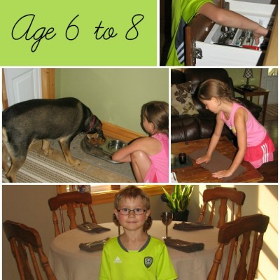 Kids Chores Age 6 to 8