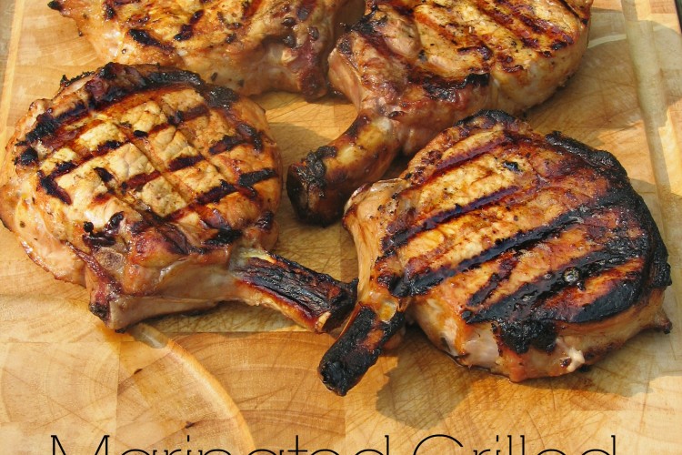 Do It All Working Mom - Marinated Grilled Pork Chops
