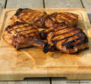 Do It All Working Mom - Marinated Grilled Pork Chops