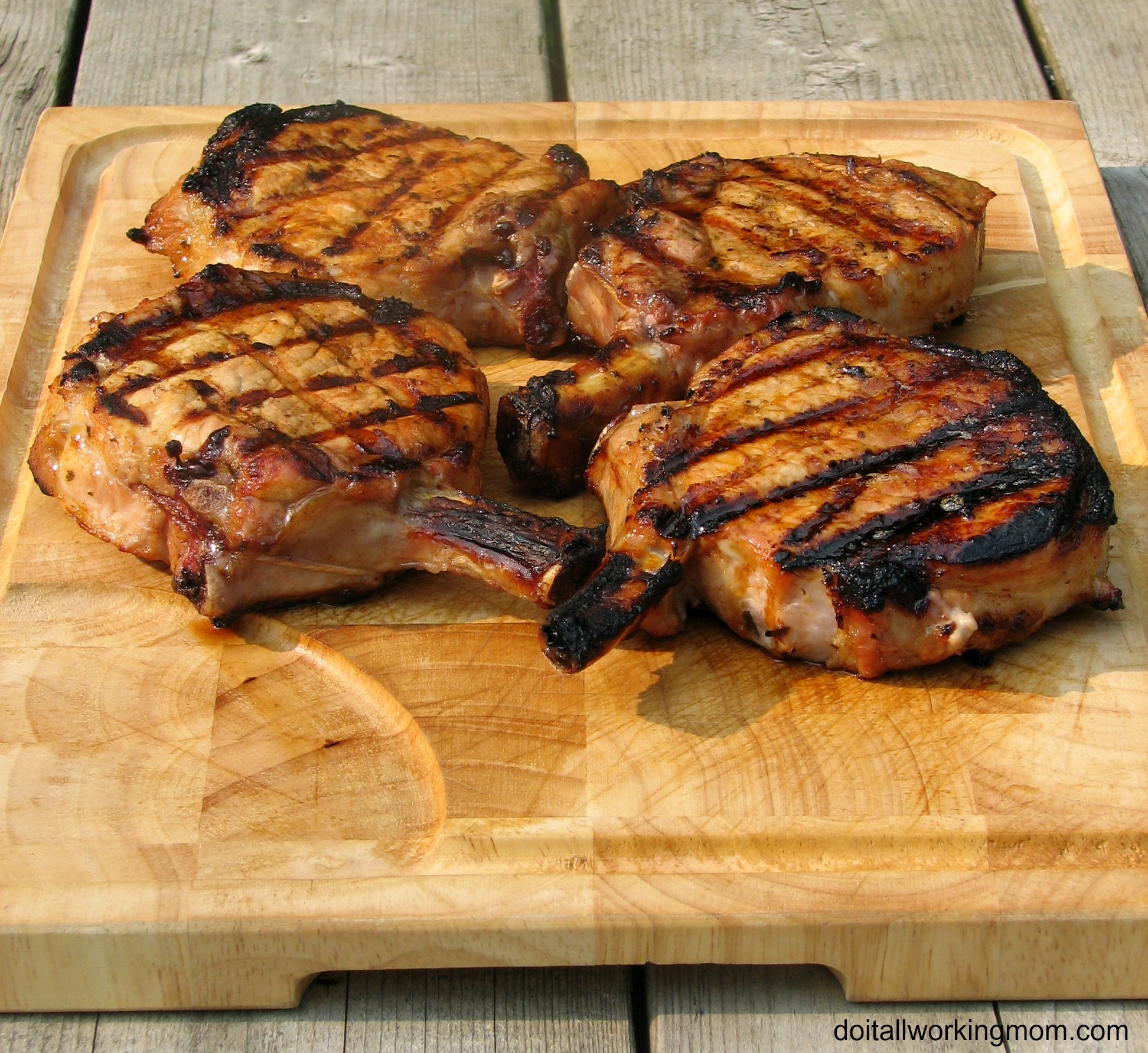 Marinated Grilled Pork Chops