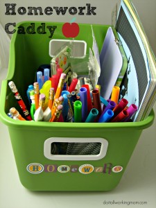 Do It All Working Mom - Homework Caddy 3