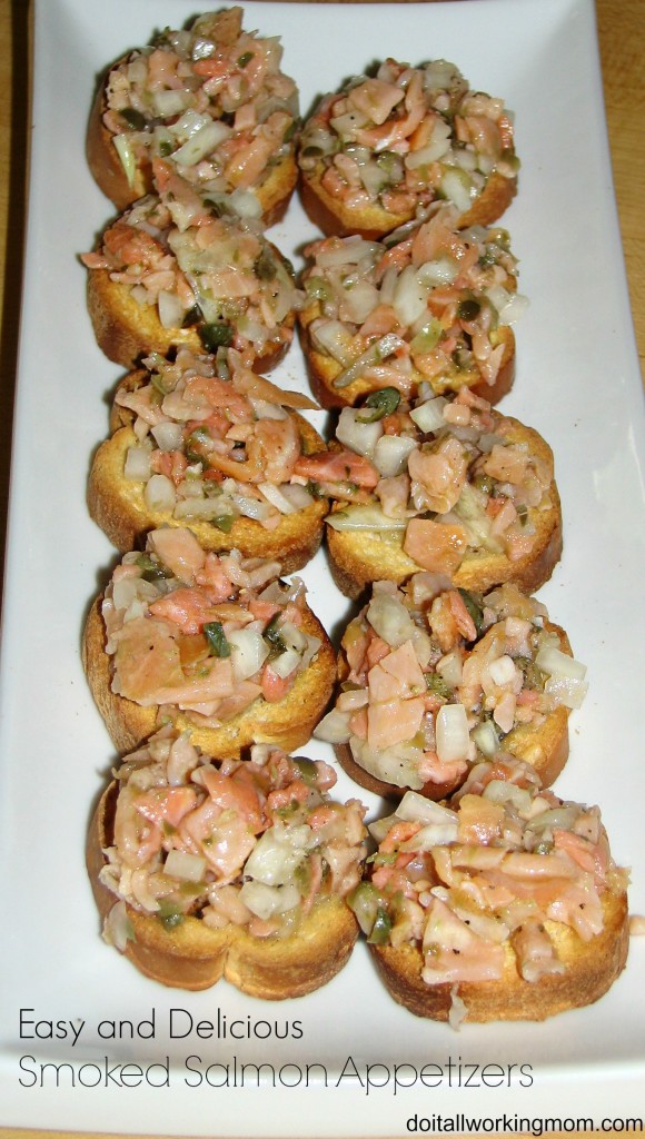 Do It All Working Mom - Smoked Salmon Appetizers