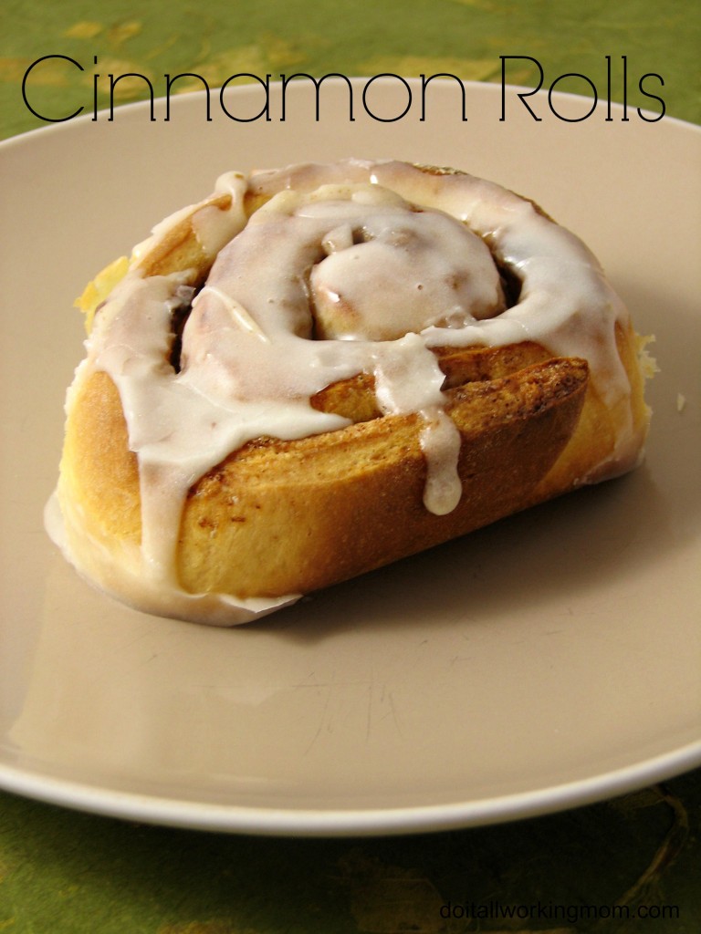 Do It All Working Mom - Cinnamon Rolls