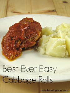 Do It All Working Mom - Best Ever Easy Cabbage Rolls