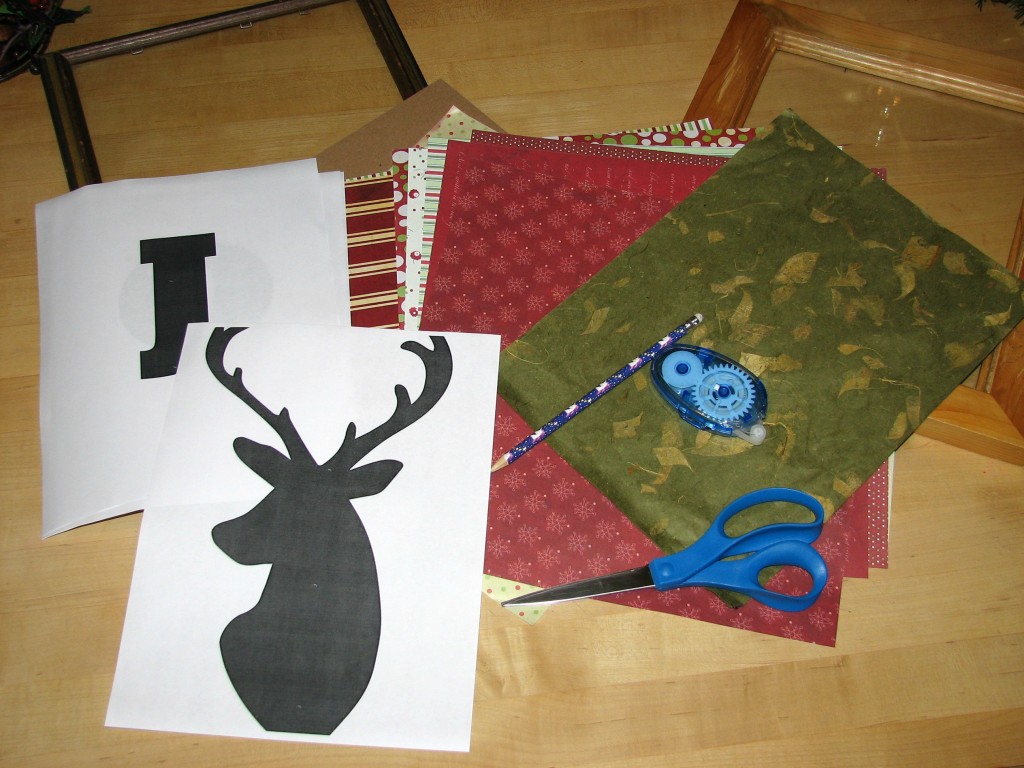 DIY Christmas Frames 1