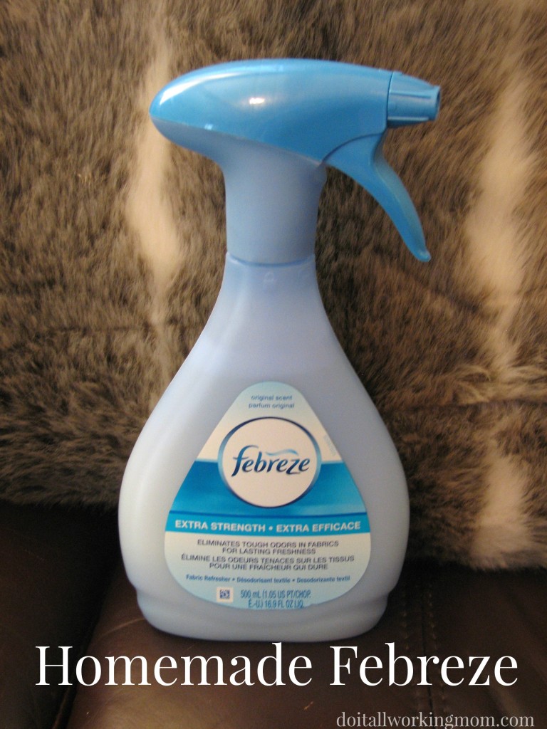 Do It All Working Mom - Homemade Febreze