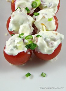 Bacon Stuffed Cherry Tomatoes