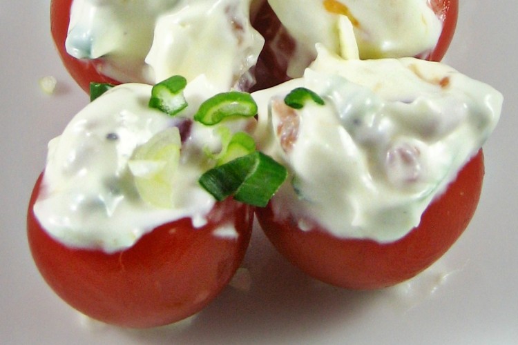 Bacon Stuffed Cherry Tomatoes