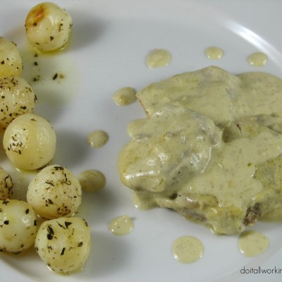 Pork Tenderloin in Creamy Mustard Sauce