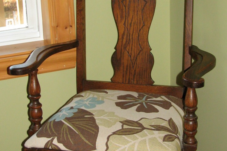 How to Reupholster Chairs Using Old Cushions