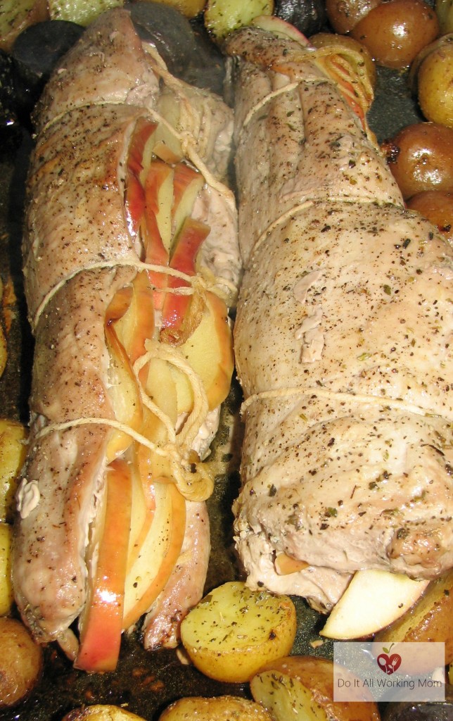 Apple Stuffed Pork Tenderloin