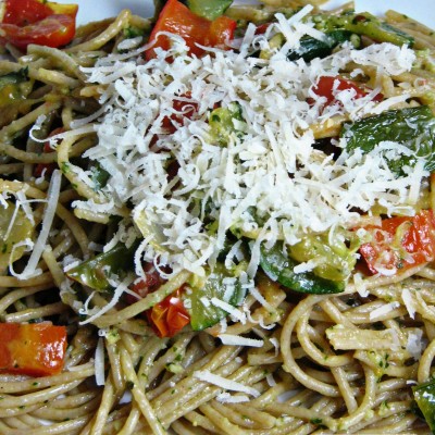 Pesto and Vegetable Pasta Recipe